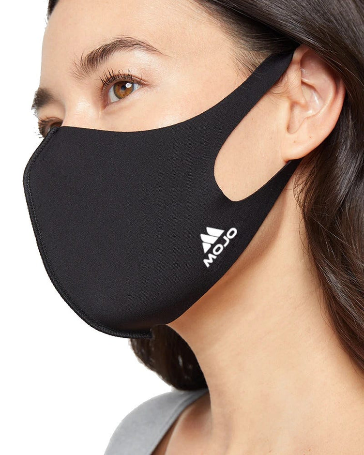 Mojo Reusable Face Mask Breathable Stretch Comfort, Cooling Anti-Bacterial Silver Infused Yarns, Washable Face Masks (8 Pack) for Men