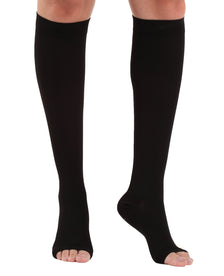 Mojo Compression Socks, Open-Toe, for Lymphatic Issues for Men 20-30mmHg, A211