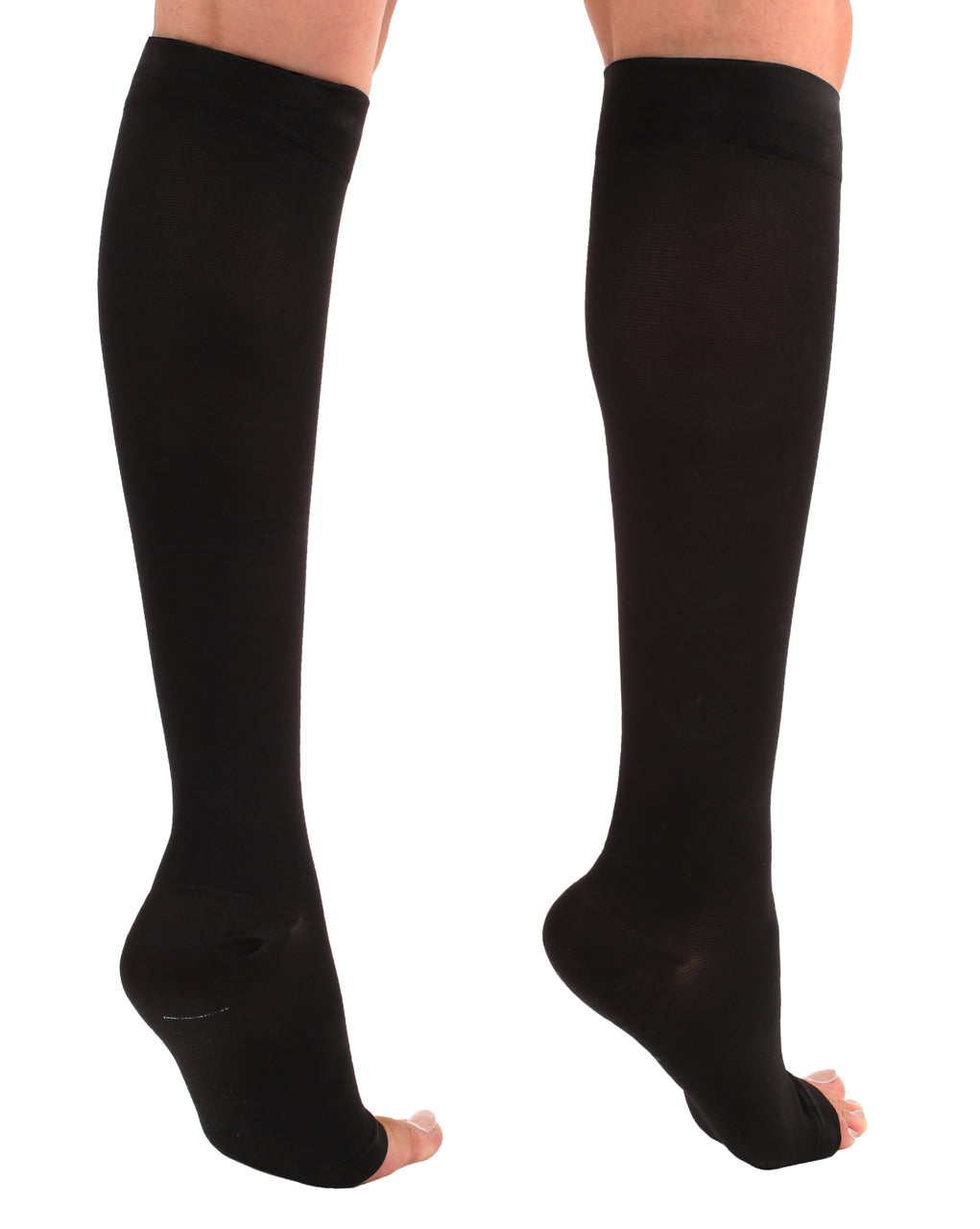Open-Toe Lymphatic Compression Socks for Men 20-30mmHg, A211