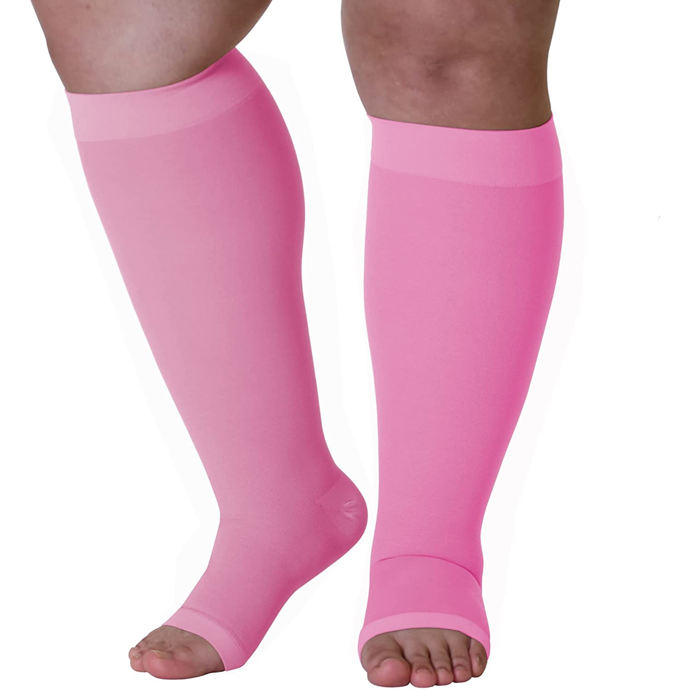 Open-Toe Lymphatic Compression Socks for Men 20-30mmHg, A211