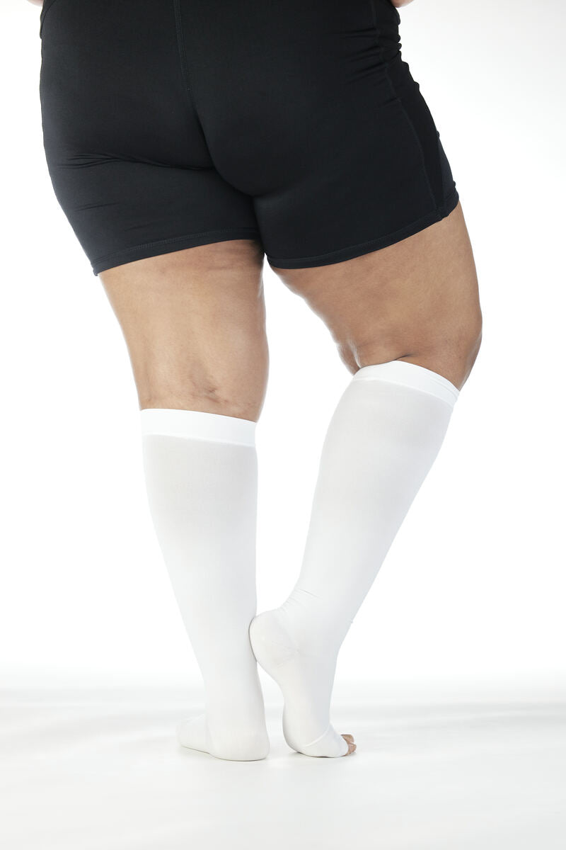 Open-Toe Lymphatic Compression Socks for Men 20-30mmHg, A211