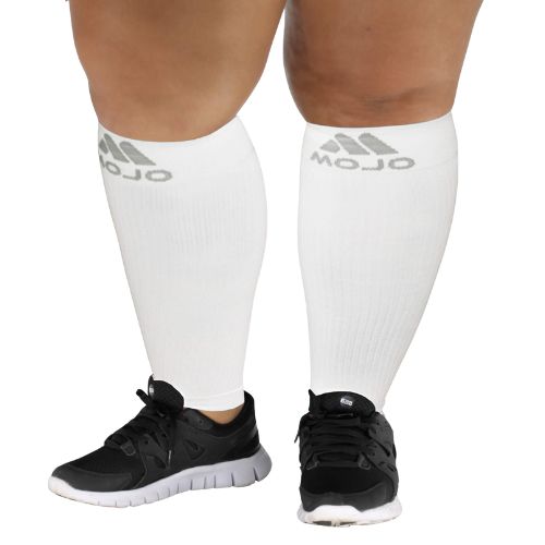 Mojo Compression Plus Size Calf Sleeves, Firm Support for Women 20-30mmHg, A604