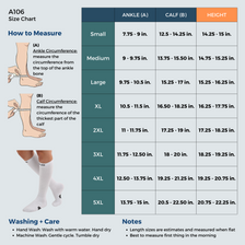 Knee-High Athletic Compression Socks for Men 15-20mmHg, A106