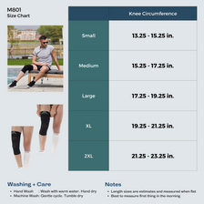 Firm-Support Compression Knee Sleeve for Women 20-30mmHg, M801