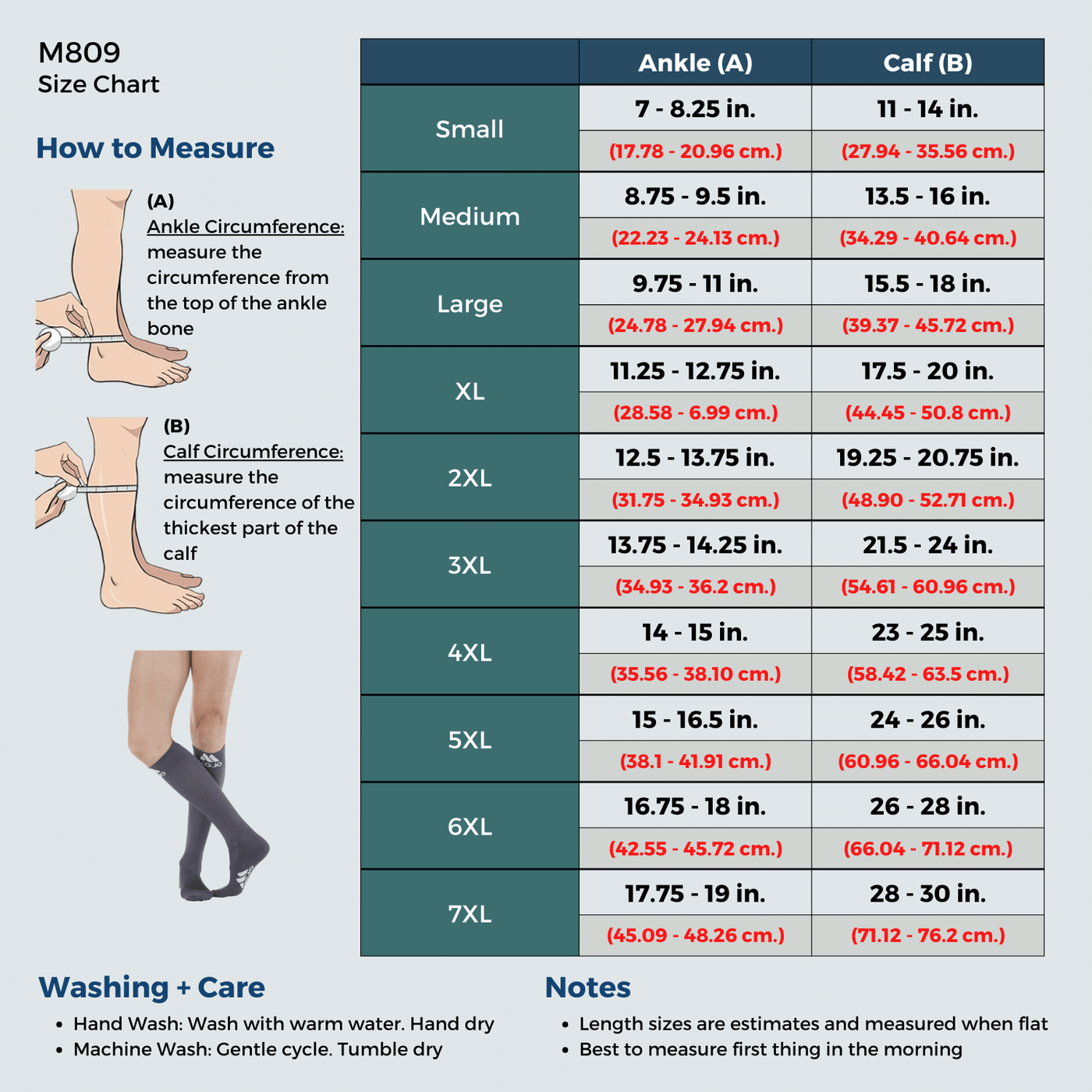 Elite Coolmax Recovery Compression Socks for Men 20-30mmHg, M809